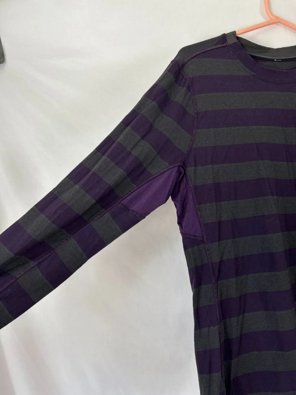 lululemon Purple Stripe Shirt Long Sleeve L